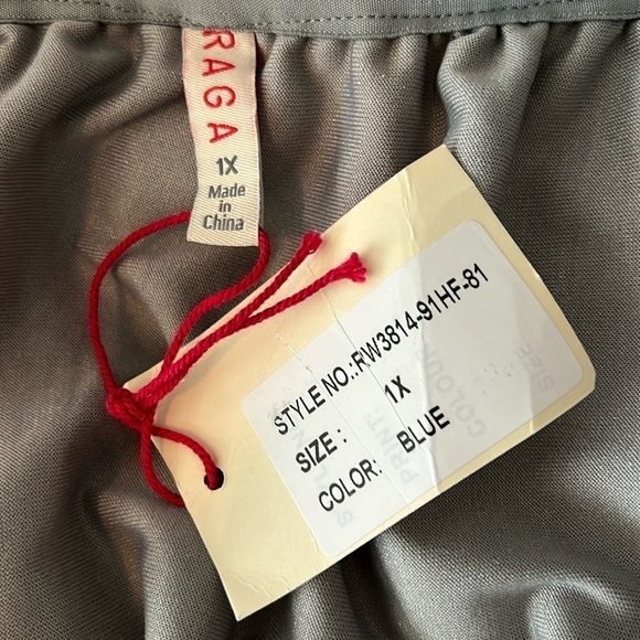 RAGA Anthropologie Velvet Midi Skirt w/Pearl Detail & Tulle Overlay Gray Size 1X - Picture 2 of 9